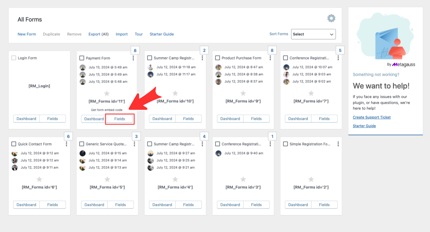 RegistrationMagic Payment Form