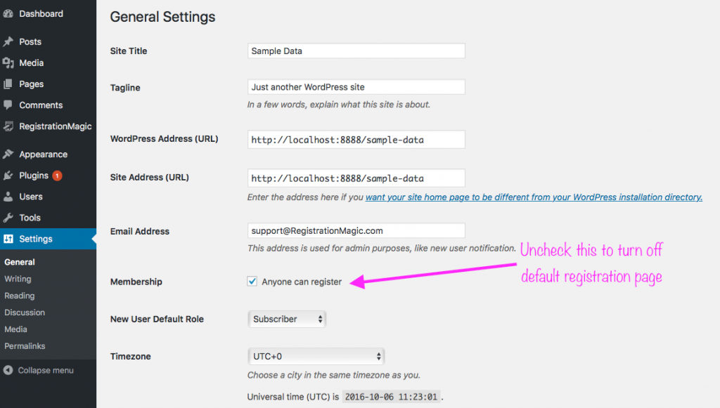 Custom user registration form - 11