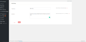 Automate WordPress form Payment Gateway new task
