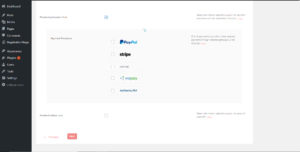 Automate WordPress form Payment Gateway options