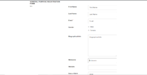 WordPress Registration Page Template preview 2