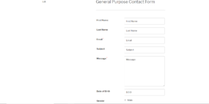 WordPress Registration Page Template preview final