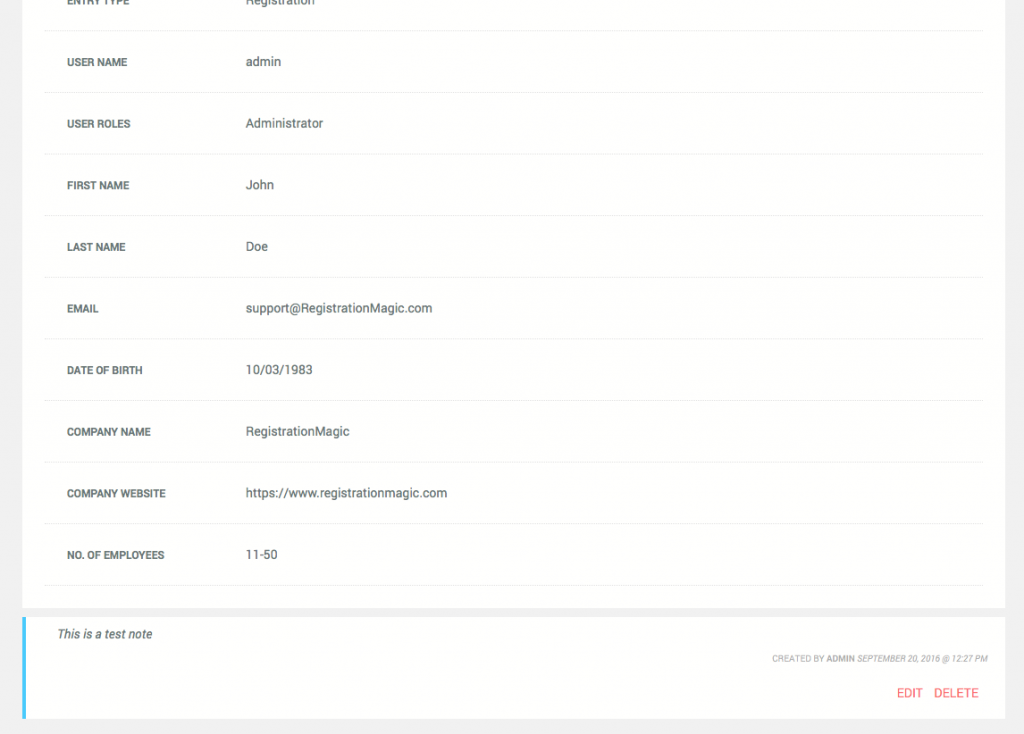 Export WordPress Registration Forms Data - 9