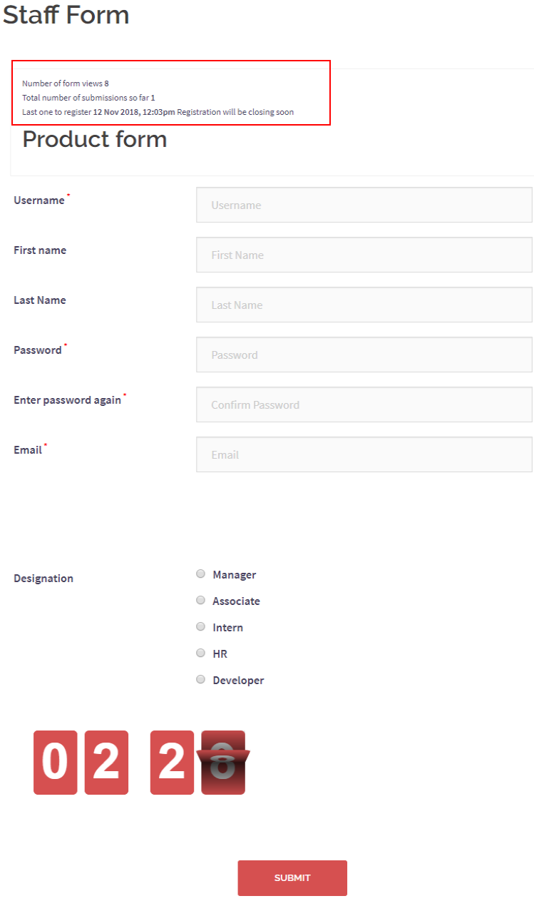 Add Metadata to WordPress Form frontend