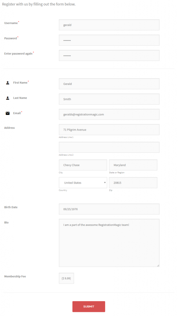 Registering with Offline Payment