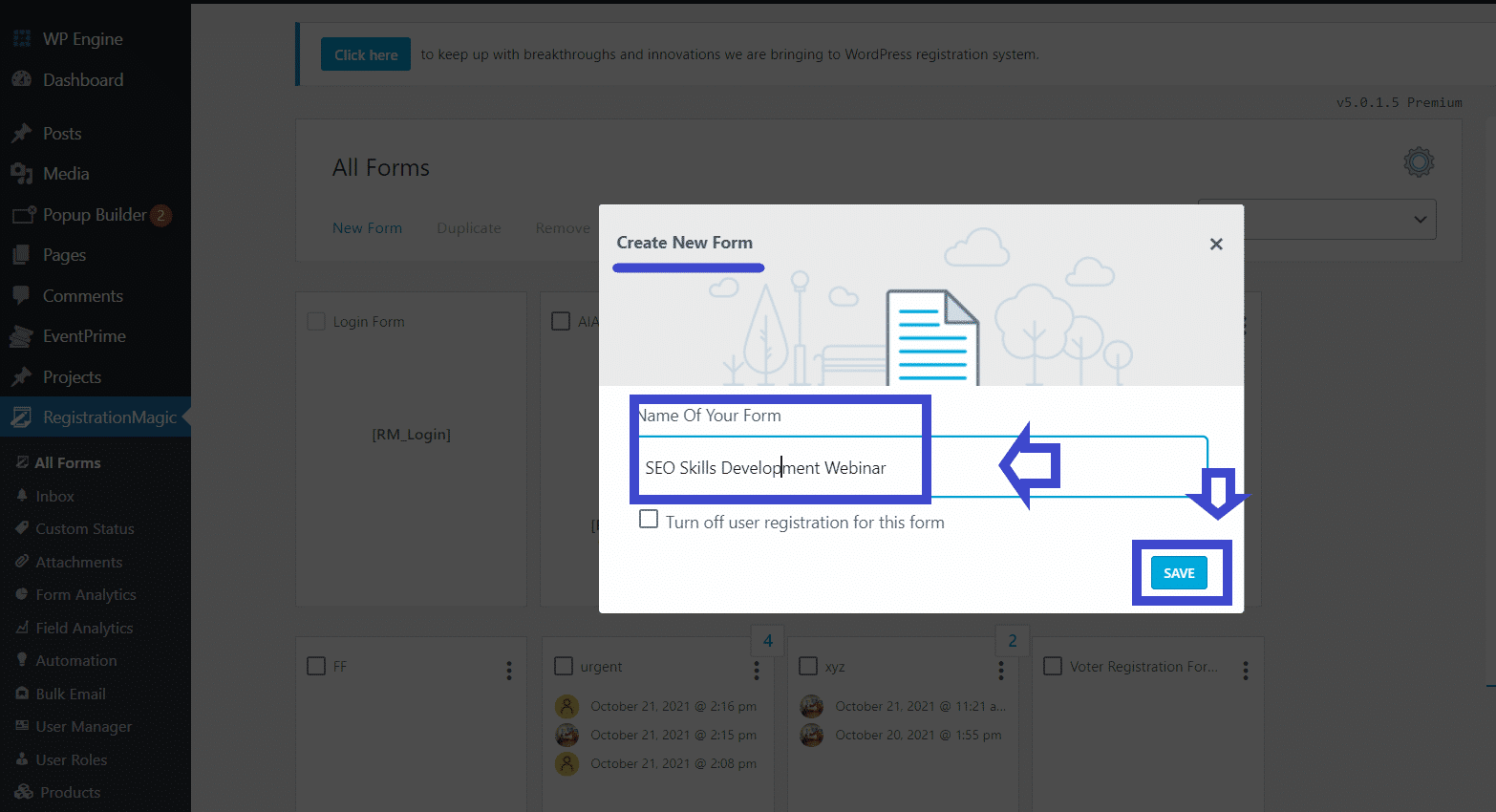 webinar registration form 