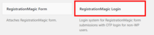 Publish Registration Forms and Display Registered Users login