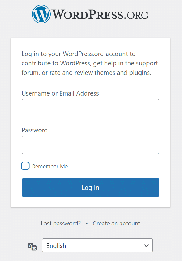 WordPress Login