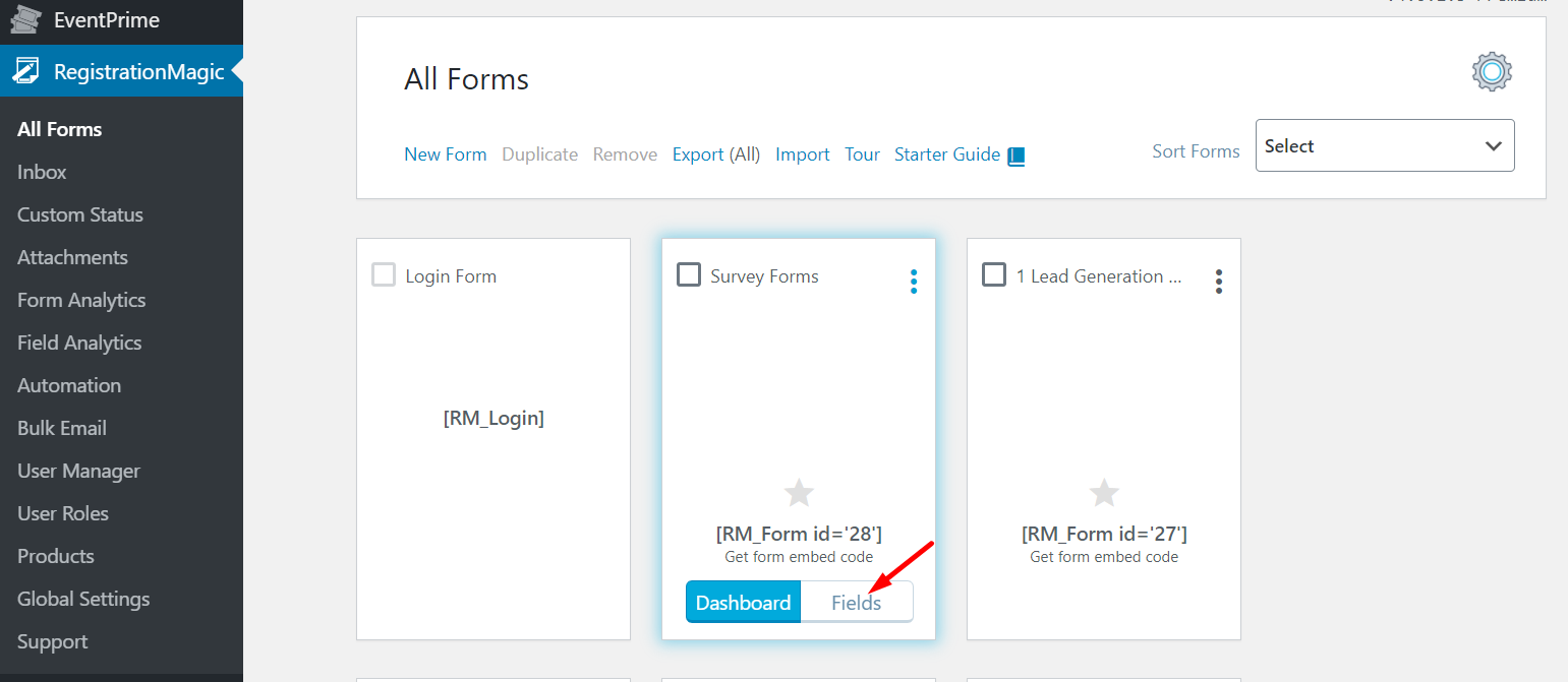 create online survey forms